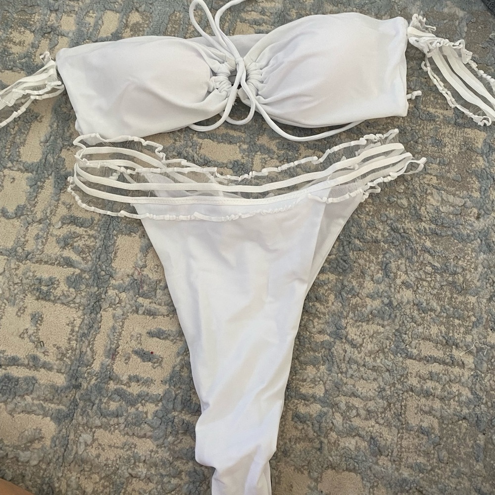 White bikini